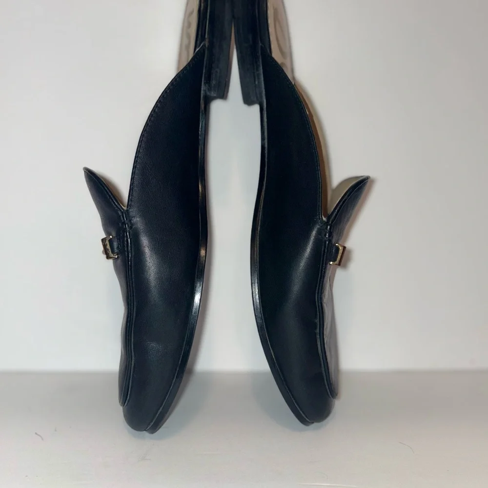 Sam Edelman Black Slip-On Loafers - Picture 4 of 11